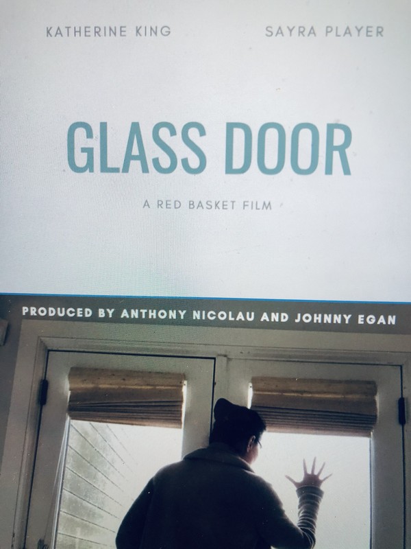 Glass Door Poster