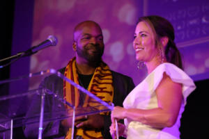 Andre Gordon and Tonya Crowe (Best Short Film award presenters)
