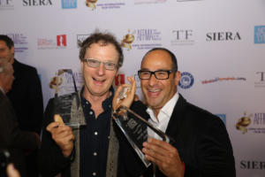 Ari Gold (The Song of Sway Lake - Best Direction) and Garo Berberian (Taniel - Best Short Film)