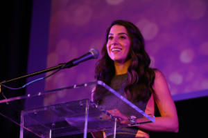 Arine Harapeti (accepting Rising Star Award on behalf of Natalie Qasabian)